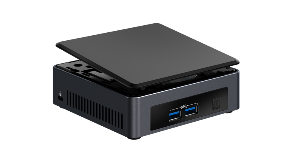 Intel NUC Kit Barebone NUC7i3DNKE / Intel Core i3-7100U / 2xSO-DIMM DDR4 / Intel HD Graphics 620 / Wi-Fi / Black