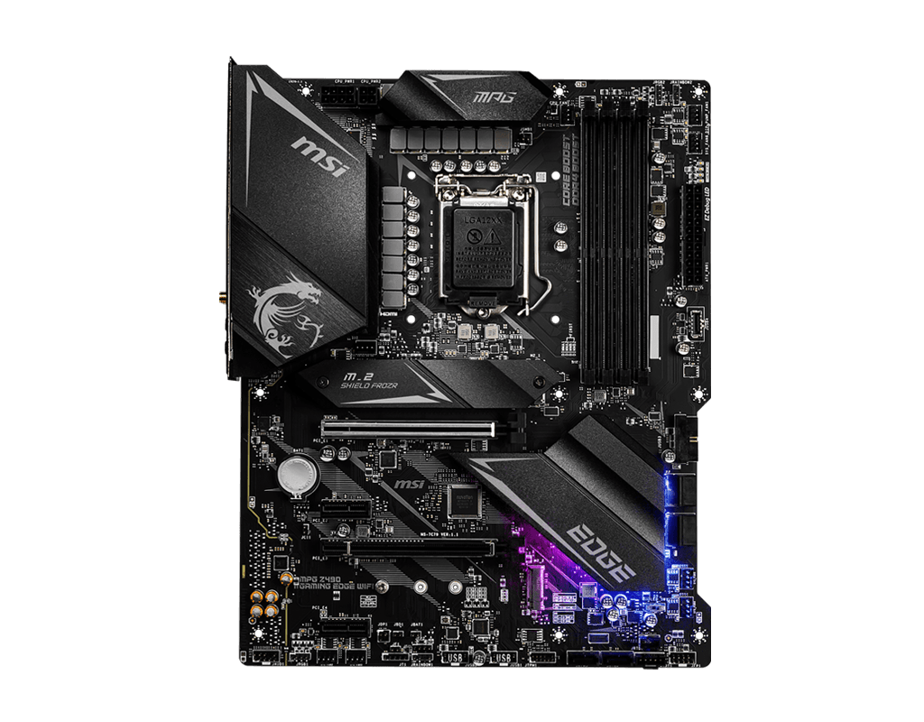 MSI MPG Z490 GAMING EDGE WIFI ATX Socket 1200 Dual 4xDDR4-4800