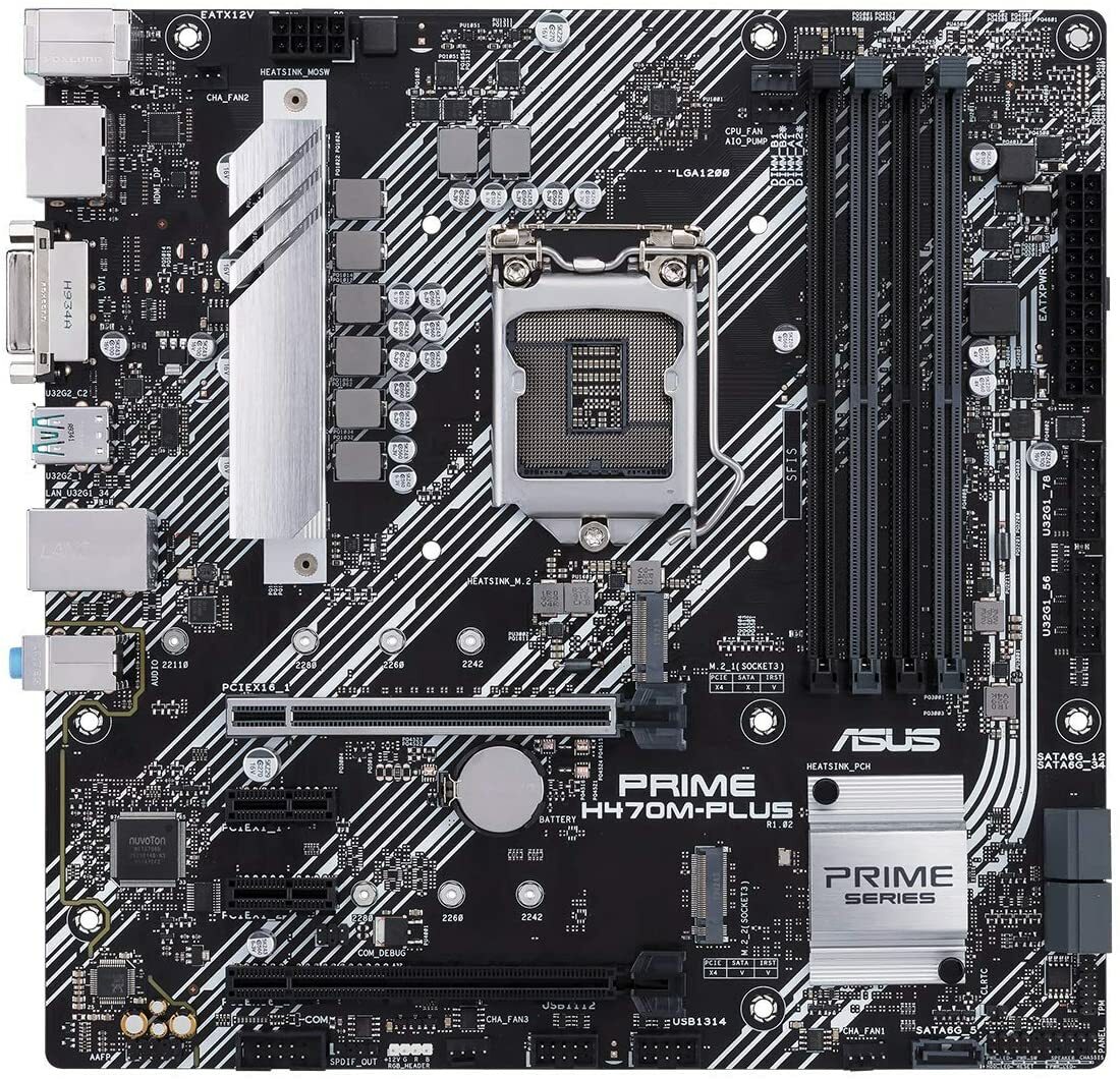 ASUS PRIME H470M-PLUS mATX S1200