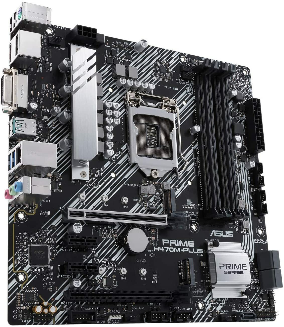 ASUS PRIME H470M-PLUS mATX S1200