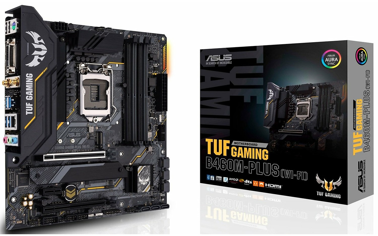ASUS TUF GAMING B460M-PLUS WI-FI mATX S1200