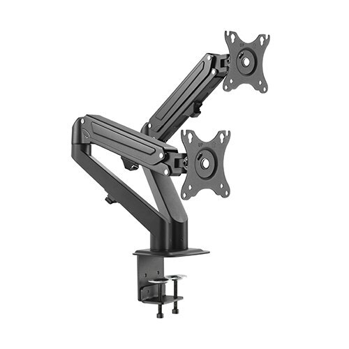 Brateck LDT25-C024 Stylish Dual Monitors Gas Spring Arm / Black