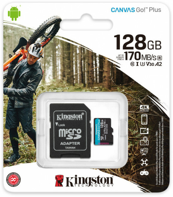 Kingston Canvas Cangas Go Plus SDCG3/128GB microSD 128GB