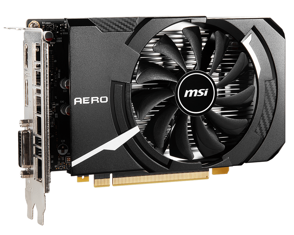 MSI GeForce GTX 1650 D6 AERO ITX OC 4GB GDDR6 128Bit