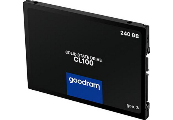 GOODRAM CL100 / 240GB SSD 2.5 / SSDPR-CL100-240-G3 / Black