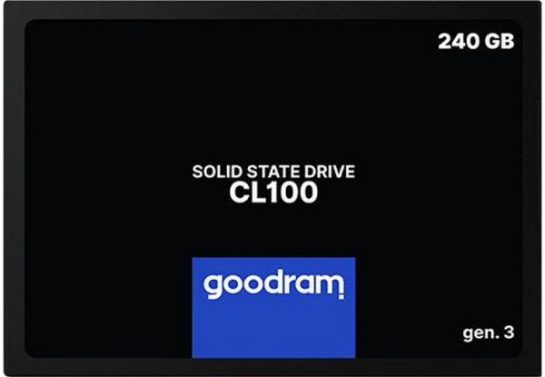 GOODRAM CL100 / 240GB SSD 2.5 / SSDPR-CL100-240-G3 / Black