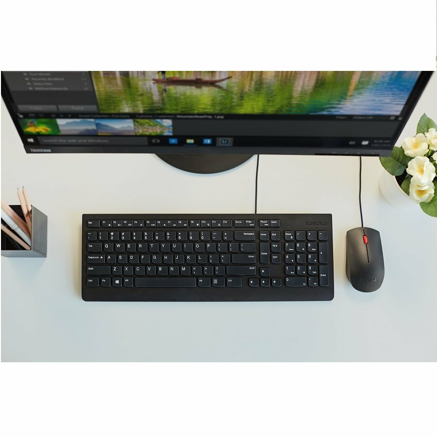 Lenovo Essential Wired Keyboard + Mouse / 4X30L79912 / Black