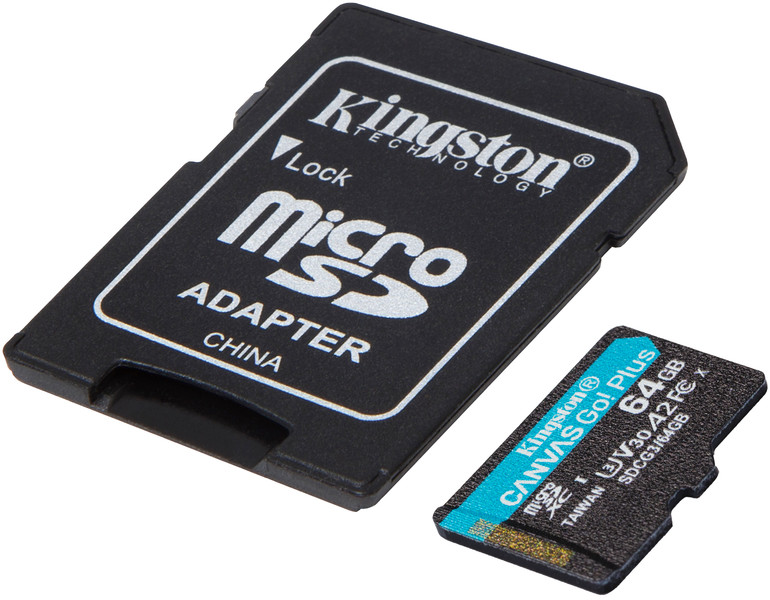 Kingston Canvas Cangas Go Plus SDCG3/64GB microSD 64GB