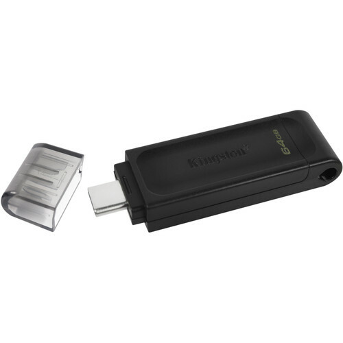Kingston DataTravaler 70 64GB USB Type-C / DT70/64GB / Black