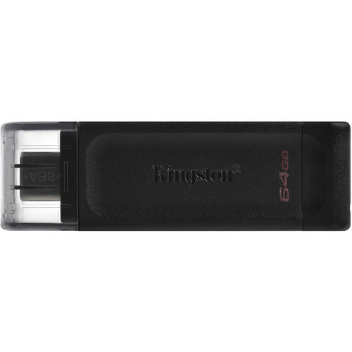 Kingston DataTravaler 70 64GB USB Type-C / DT70/64GB / Black