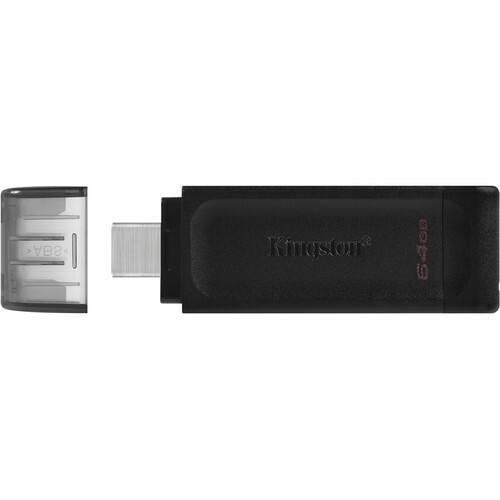 Kingston DataTravaler 70 64GB USB Type-C / DT70/64GB / Black