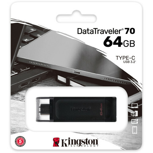 Kingston DataTravaler 70 64GB USB Type-C / DT70/64GB / Black