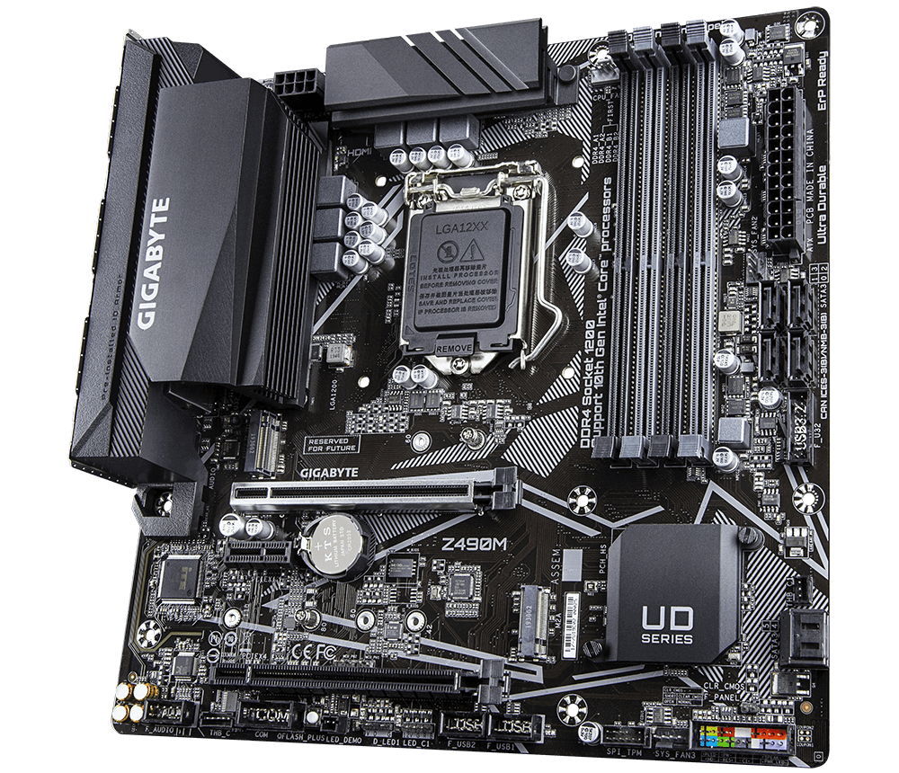 GIGABYTE Z490M mATX S1200