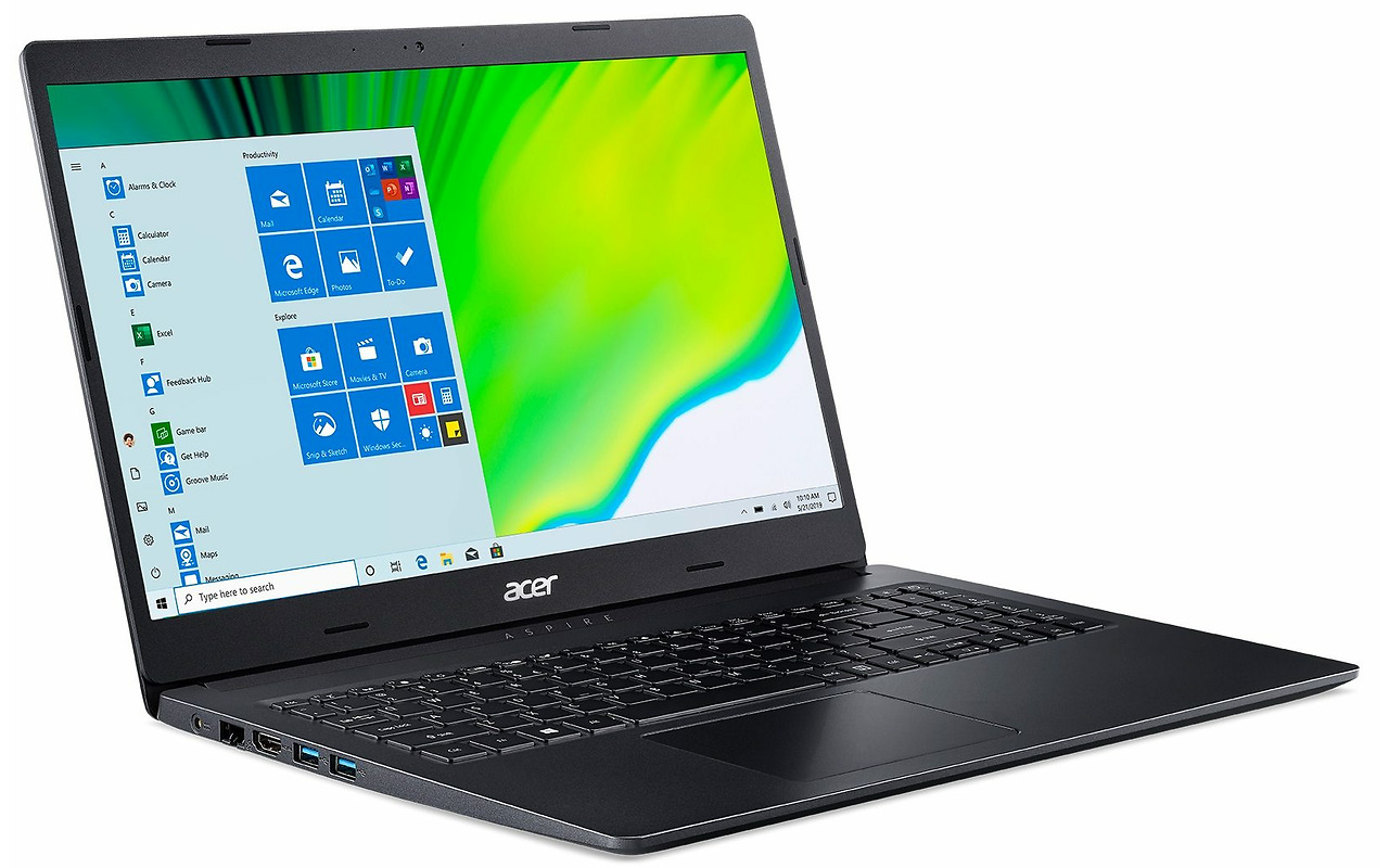 ACER Aspire A315-23 / 15.6" FullHD / AMD Ryzen 5 3500U / 8GB DDR4 / 512GB NVMe / AMD Radeon Vega 8 Graphics / Linux / Black