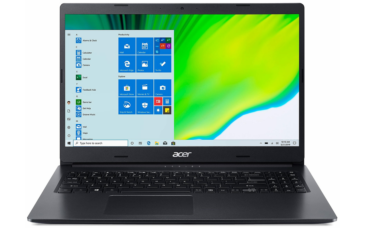 ACER Aspire A315-23 / 15.6" FullHD / Athlon Silver 3050U / 4GB DDR4 / 256GB NVMe / AMD Radeon / Linux / Black