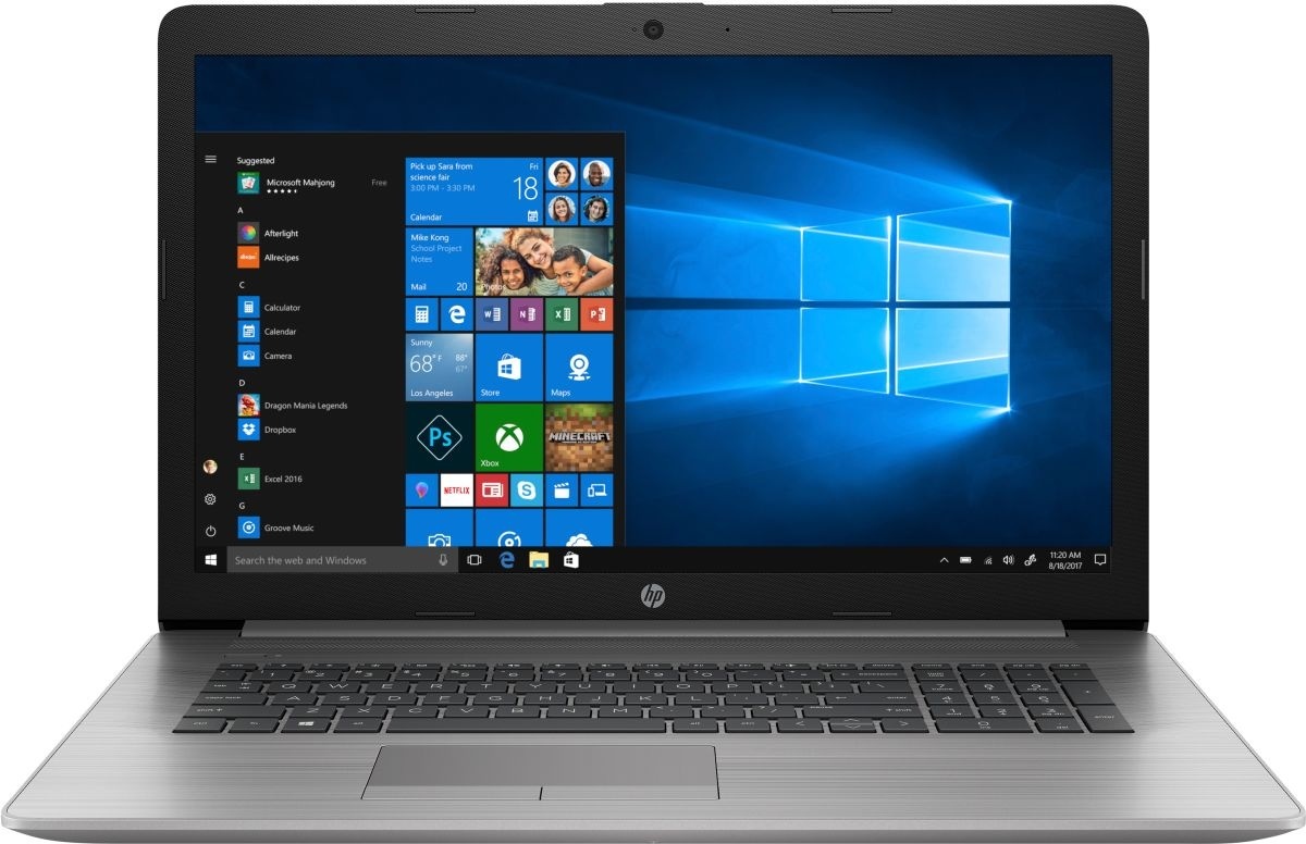 HP ProBook 470 G7 / 17.3" UWVA FullHD / Intel Core  i5-10210U / 8GB DDR4 / 256GB NVMe / AMD Radeon 530 2GB GDDR5 / Silver / Linux DOS