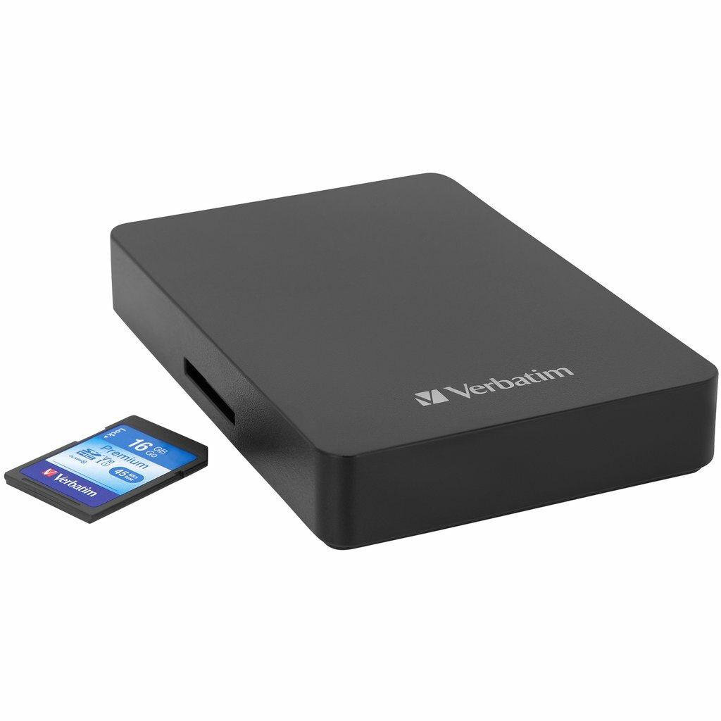 Verbatim Store 'n' Go with SD Card Reader 53421 2.5" External HDD 1.0TB / Black