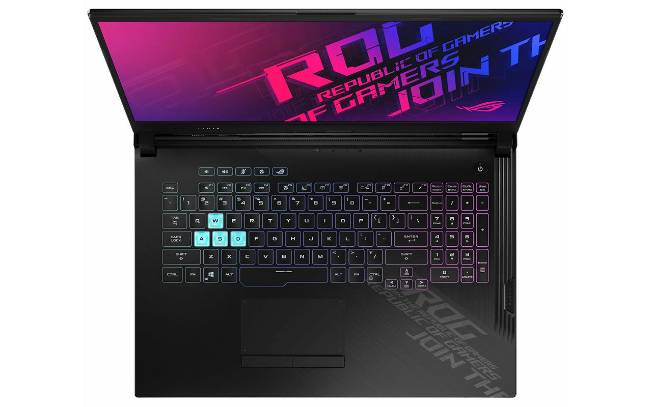 ASUS G712LW / 17.3" IPS FullHD 144Hz / Intel Core i7-10750H / 16Gb RAM / 512Gb SSD / GeForce RTX 2070 8Gb / No OS / Black