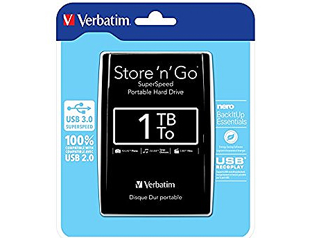 USB3.0 Verbatim Store'n'Go / 1.0TB / 53023 / Black