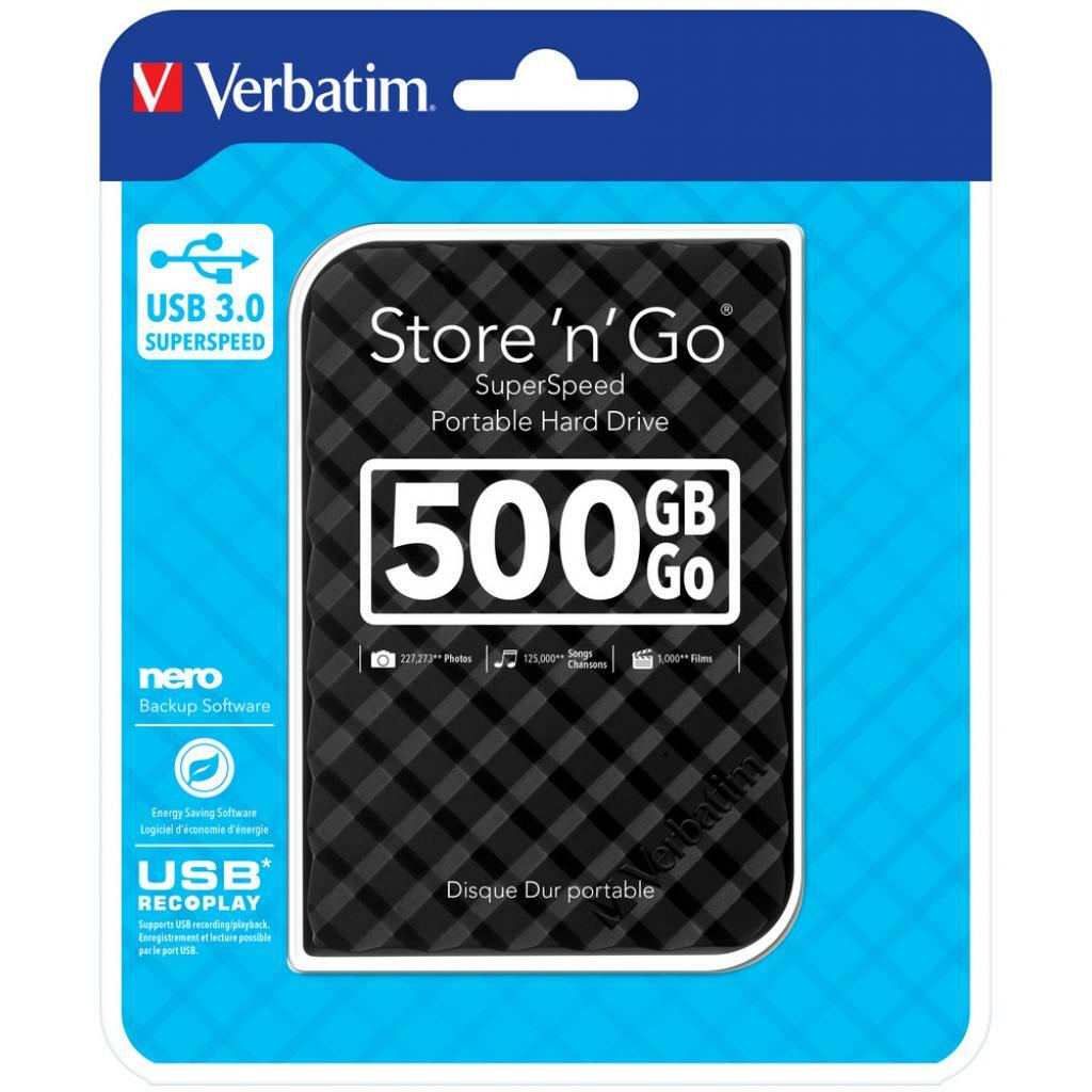 Verbatim "Store 'n' Go 53193 2.5" External HDD 500GB / Black