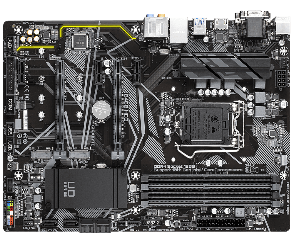 GIGABYTE B460 HD3 ATX S1200