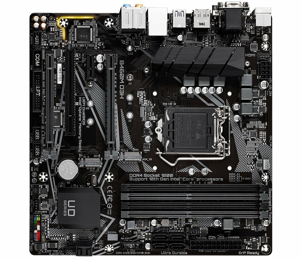 GIGABYTE B460M D3H mATX S1200