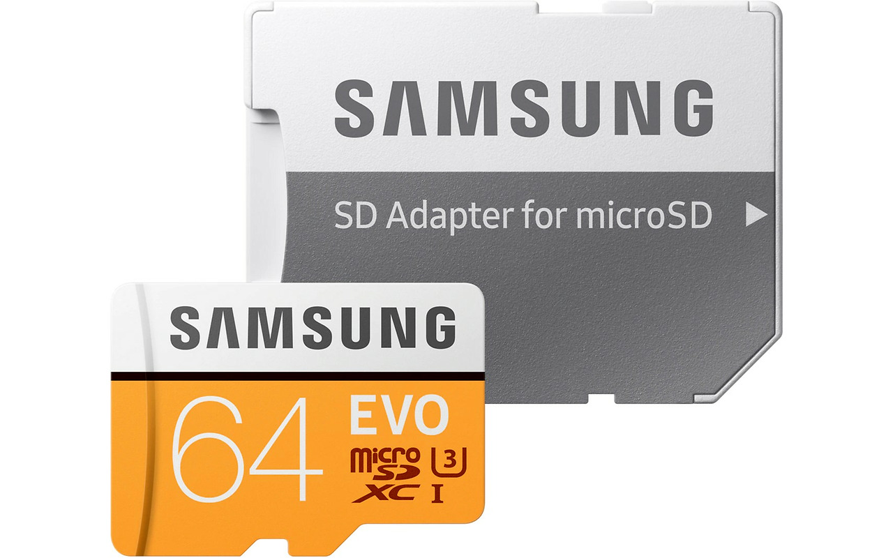 microSDHC Samsung EVO Plus 64GB / SD adapter / MB-MC64HA