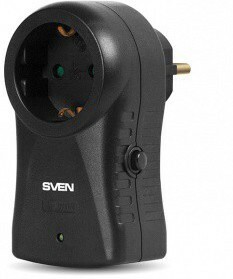 Sven SF-01U Surge Protector Black