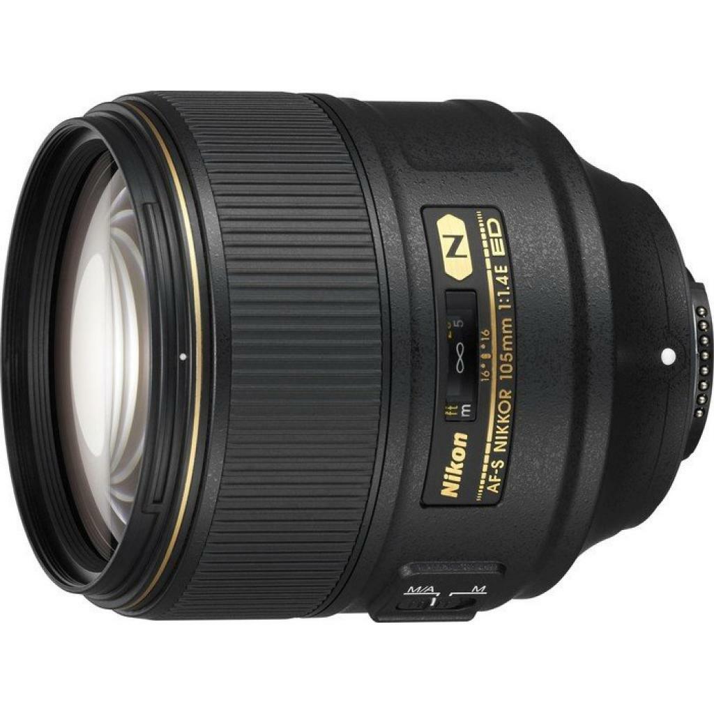NIKON AF-S NIKKOR 105mm f/1.4E ED JAA343DA / Black