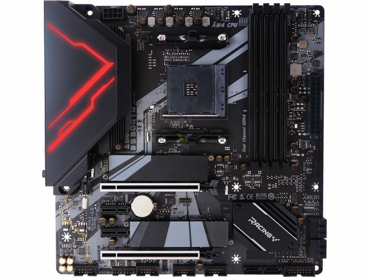 Biostar Racing B550GTQ mATX Socket AM4 Dual 4xDDR4-4400+