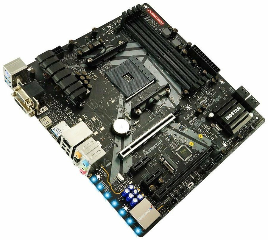 Biostar Racing B450GT3 mATX Socket AM4 Dual 4xDDR4-3200