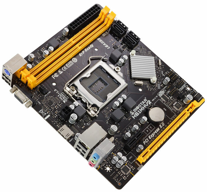 Biostar H61MHV2 mATX Socket 1155 Dual 2xDDR3-1600
