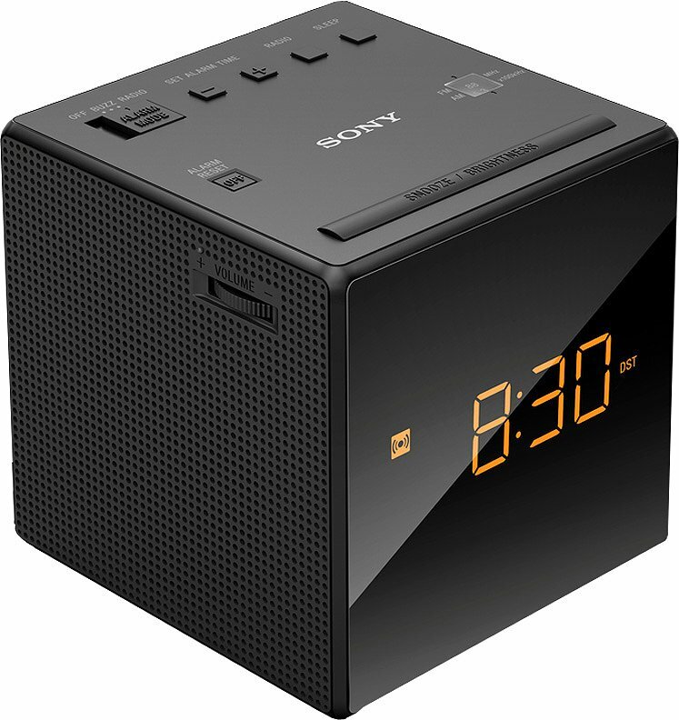 SONY ICF-C1T Clock Radio with dual alarm / Black