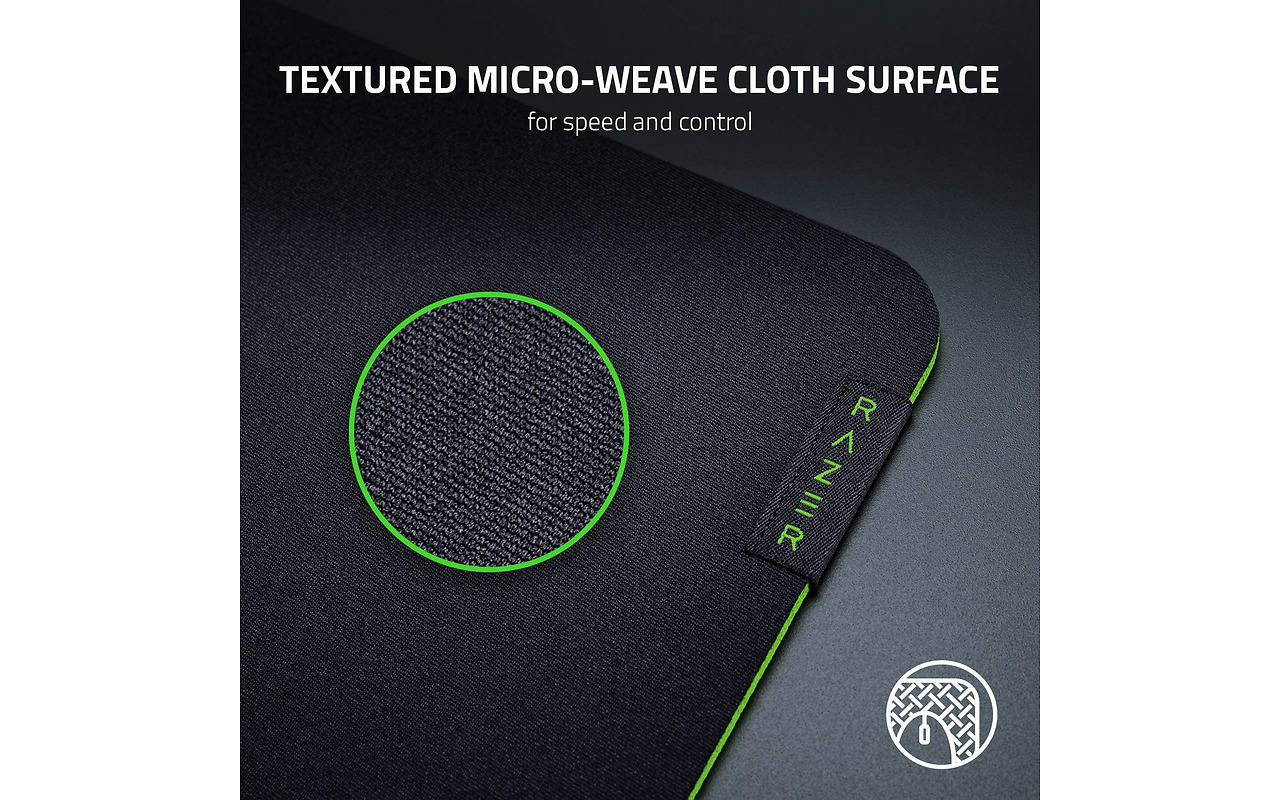 Razer Gigantus V2 Medium / RZ02-03330200-R3M1 / 360 x 275 x 3 Black