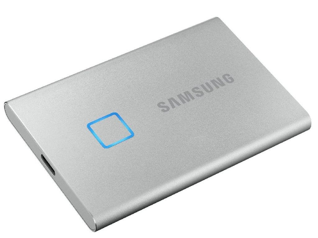 Samsung Portable SSD T7 Touch 2.0TB / MU-PC2T0 Silver