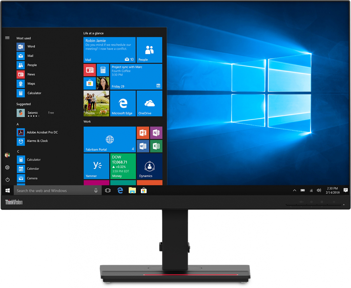 Lenovo ThinkVision T27q-20 / 27 IPS 2560x1440 Black