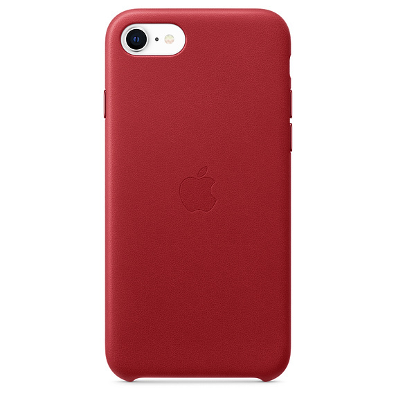 Apple Original iPhone SE 2020 Leather Case / Red