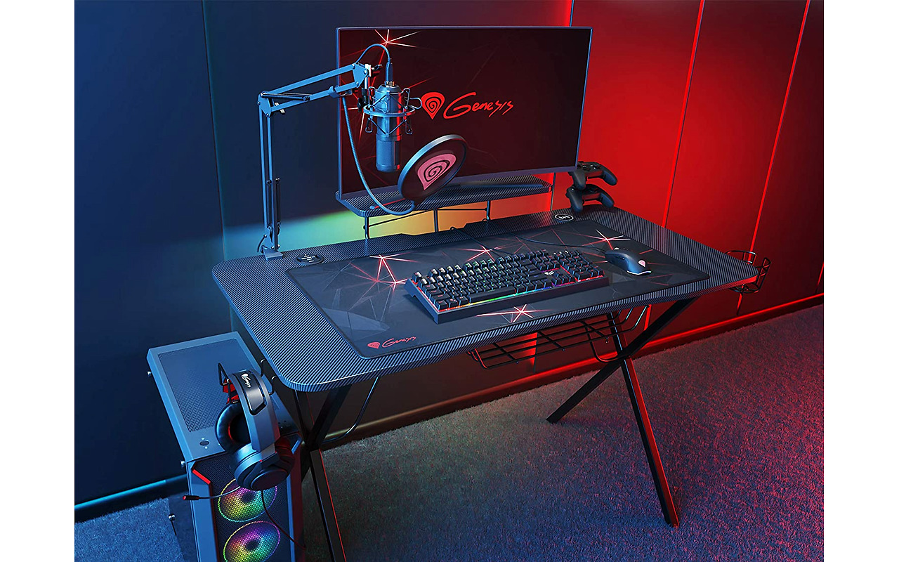 Genesis Desk Gaming Holm 300 RGB NDS-1550 / Black