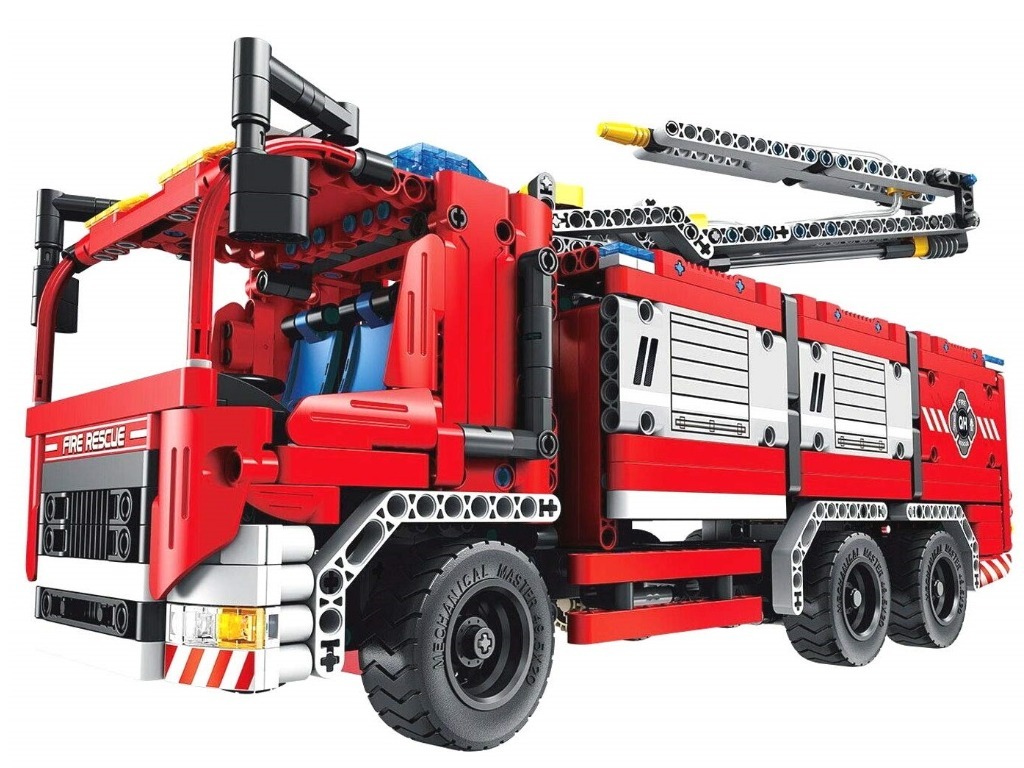 XTech 6805 Bricks 2 in 1 Fire Truck With Water Spraying