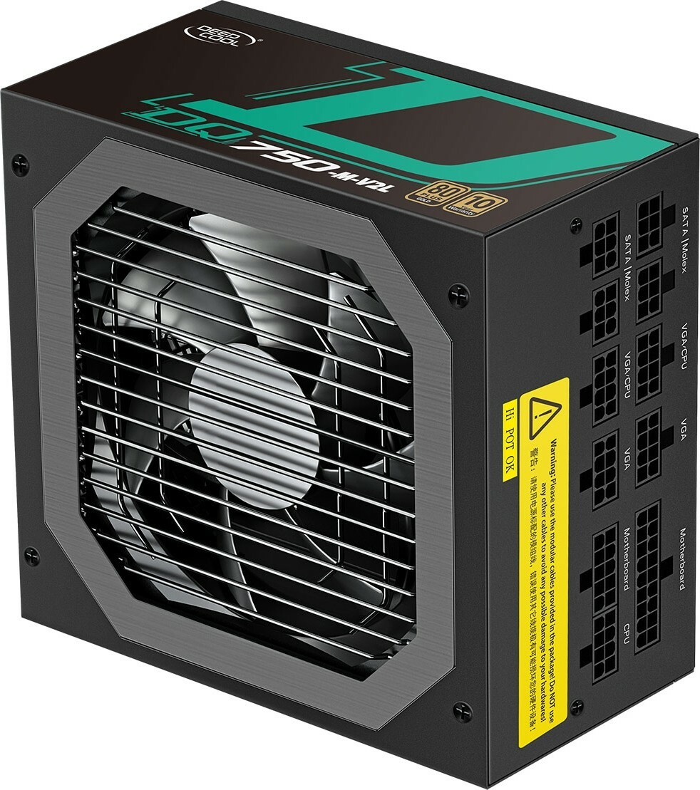 Deepcool DQ750-M-V2L / ATX 750W 80+ Gold Black