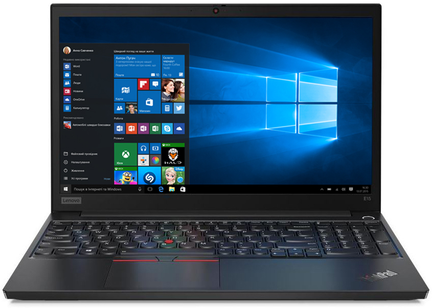 Lenovo ThinkPad E15 / 15.6" WVA FullHD / Ryzen 5 4500U / 8GB DDR4 / 256GB SSD / AMD Radeon Graphics / Black / Linux DOS