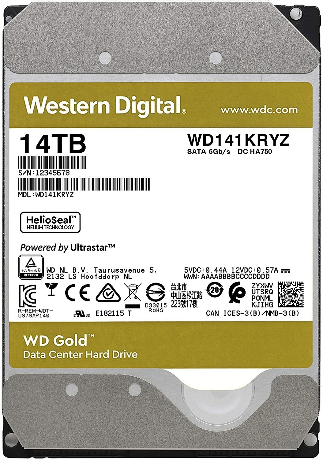 WesternDigital Gold WD141KRYZ