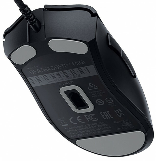 Razer DeathAdder V2 Mini + Grip Tapes / RZ01-03340100-R3M1 / Black