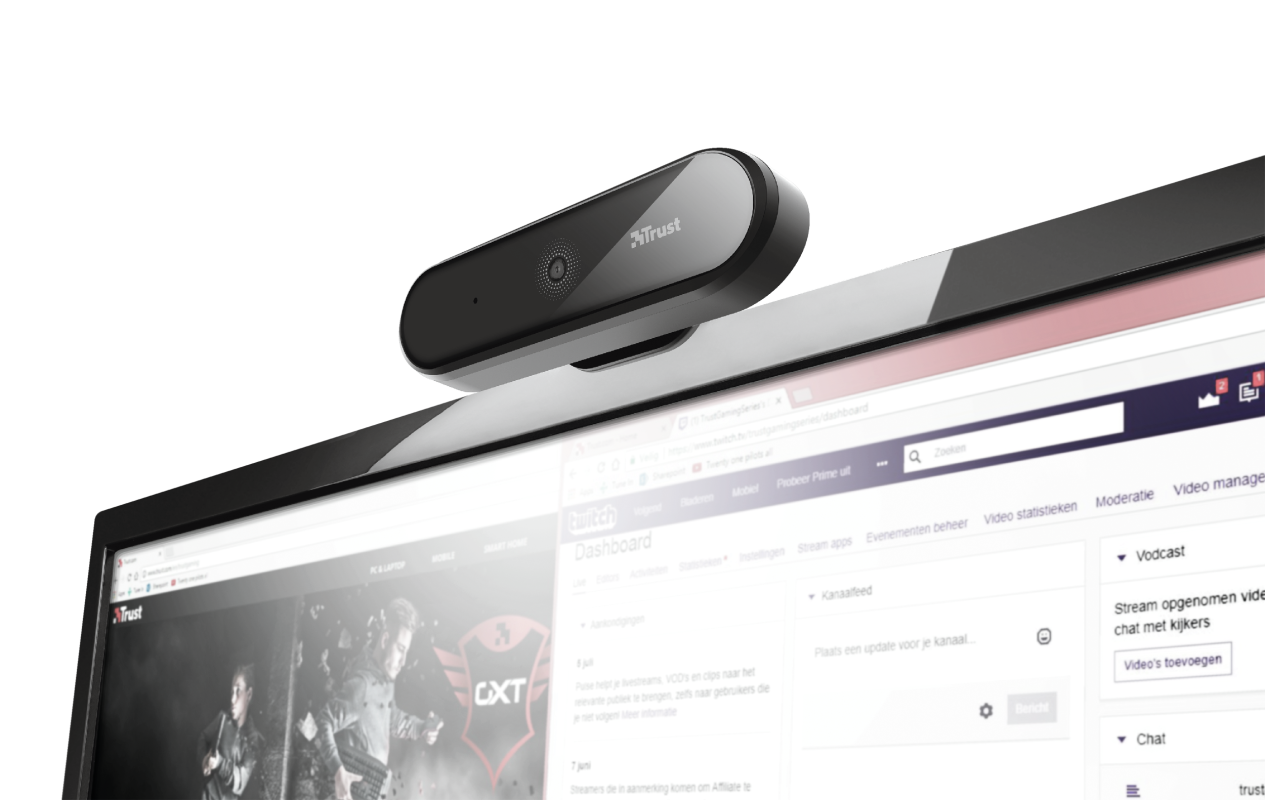 Trust Tyro Webcam FullHD / Black