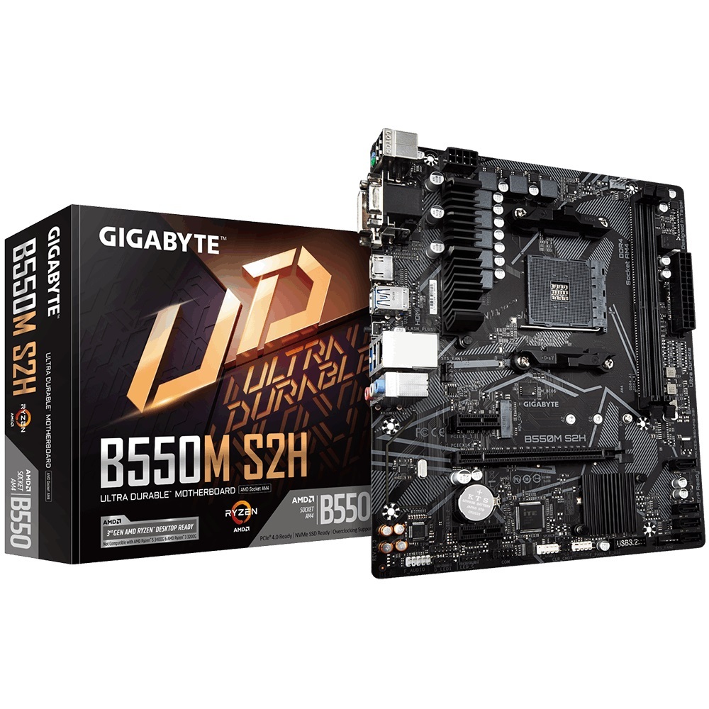 GIGABYTE B550M S2H mATX AMD Socket AM4