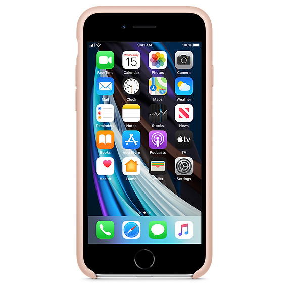 Apple Original iPhone SE 2020 Silicone Case / Pink