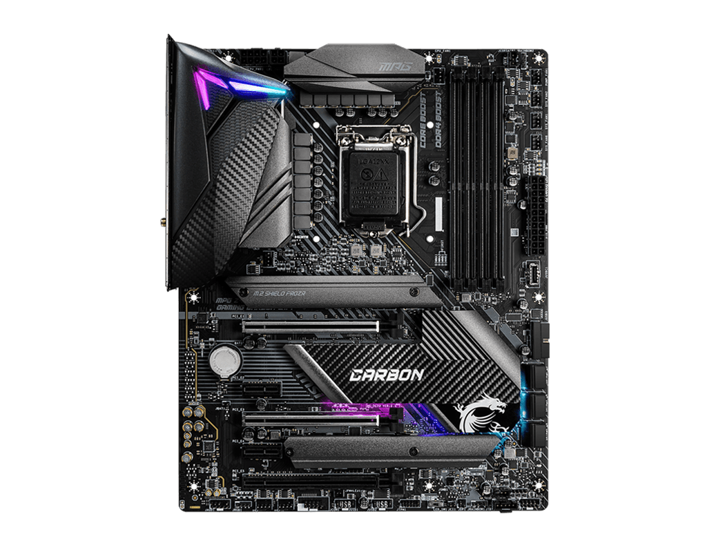 MSI MPG Z490 GAMING CARBON WI-FI ATX Socket 1200 Intel Z490