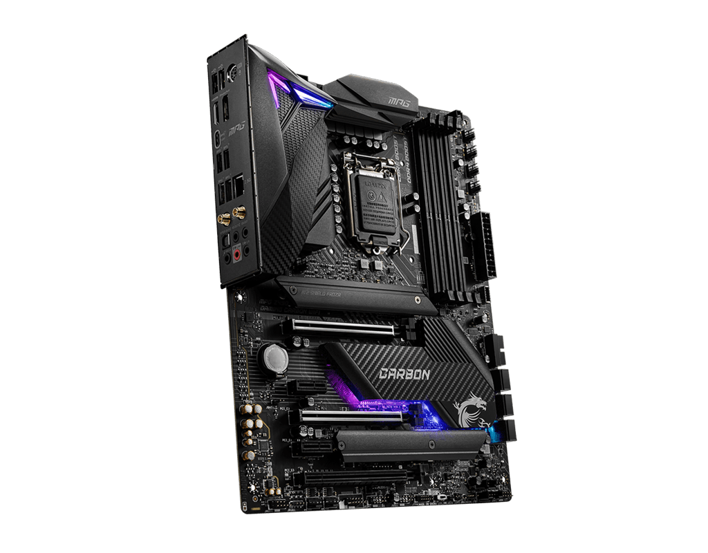 MSI MPG Z490 GAMING CARBON WI-FI ATX Socket 1200 Intel Z490