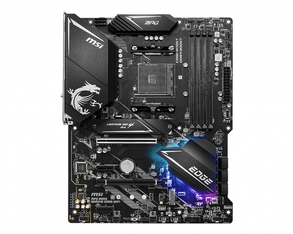 MSI MPG B550 GAMING EDGE WI-FI ATX Socket AM4 AMD B550