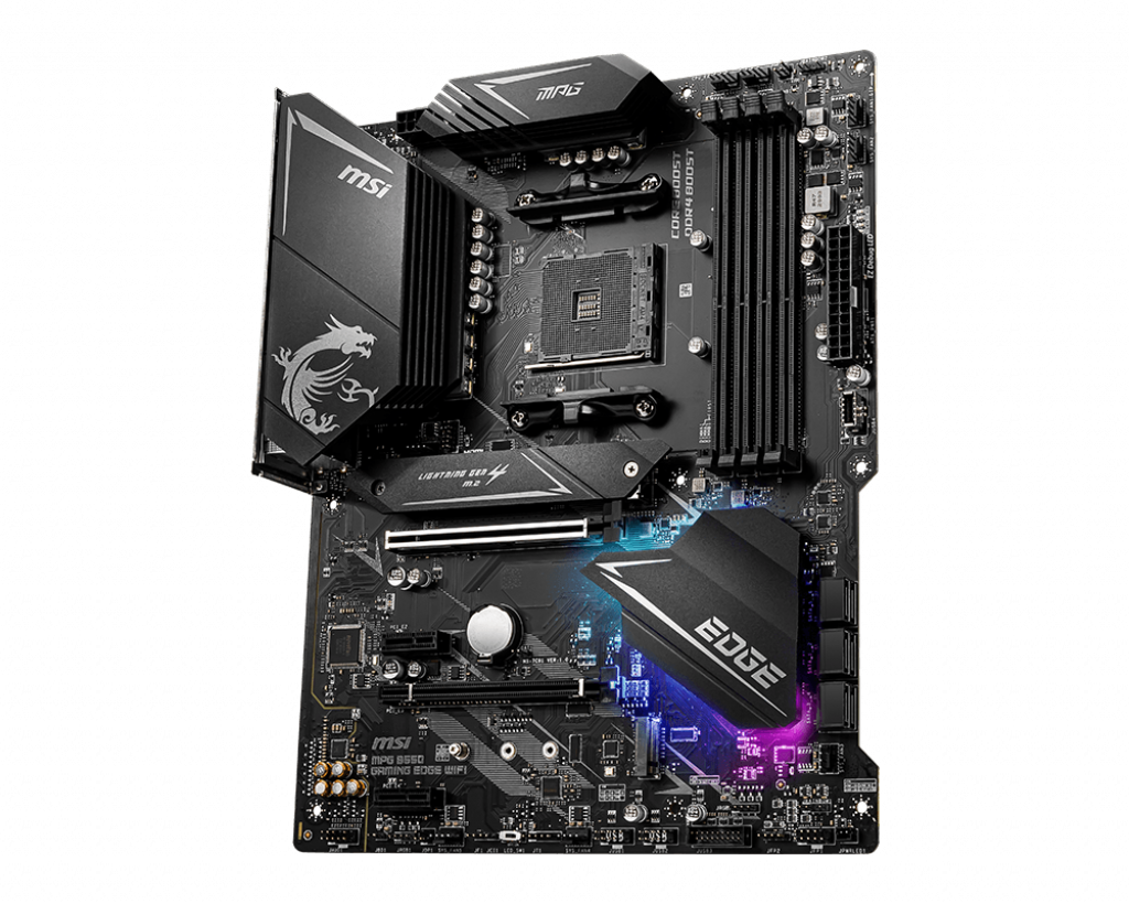 MSI MPG B550 GAMING EDGE WI-FI ATX Socket AM4 AMD B550